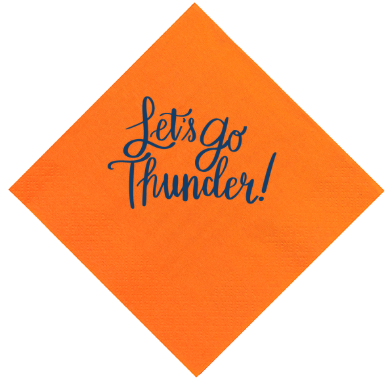 Thunder Orange Napkins