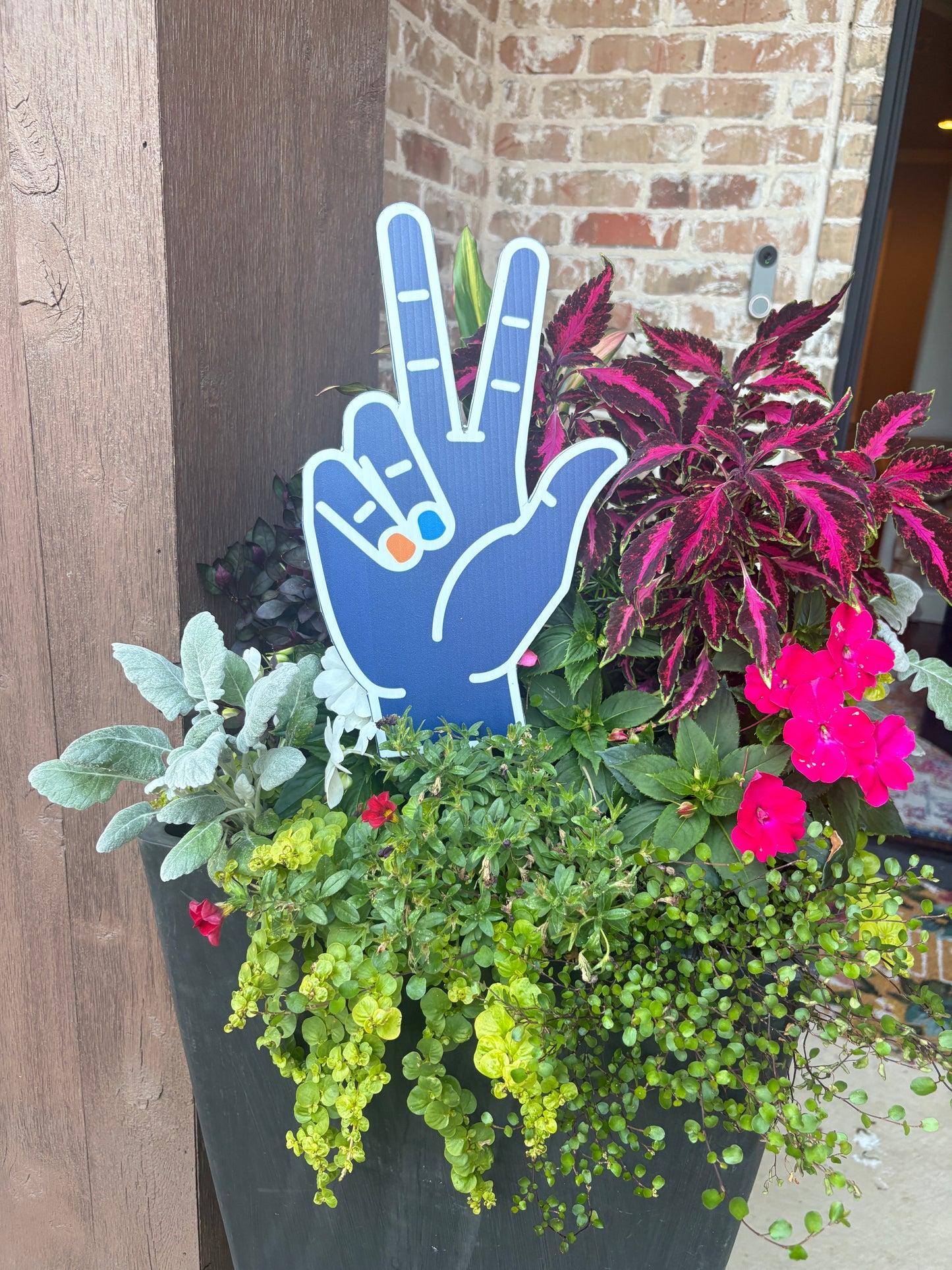 McCain Potted Plant Sign