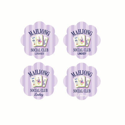 Mahjong Coasters (set of 4)