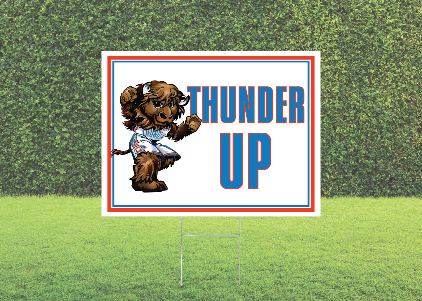 Rumble Thunder Yard Sign
