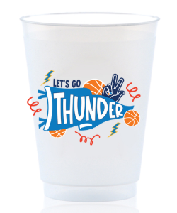 Thunder Pennant Frosted Cups
