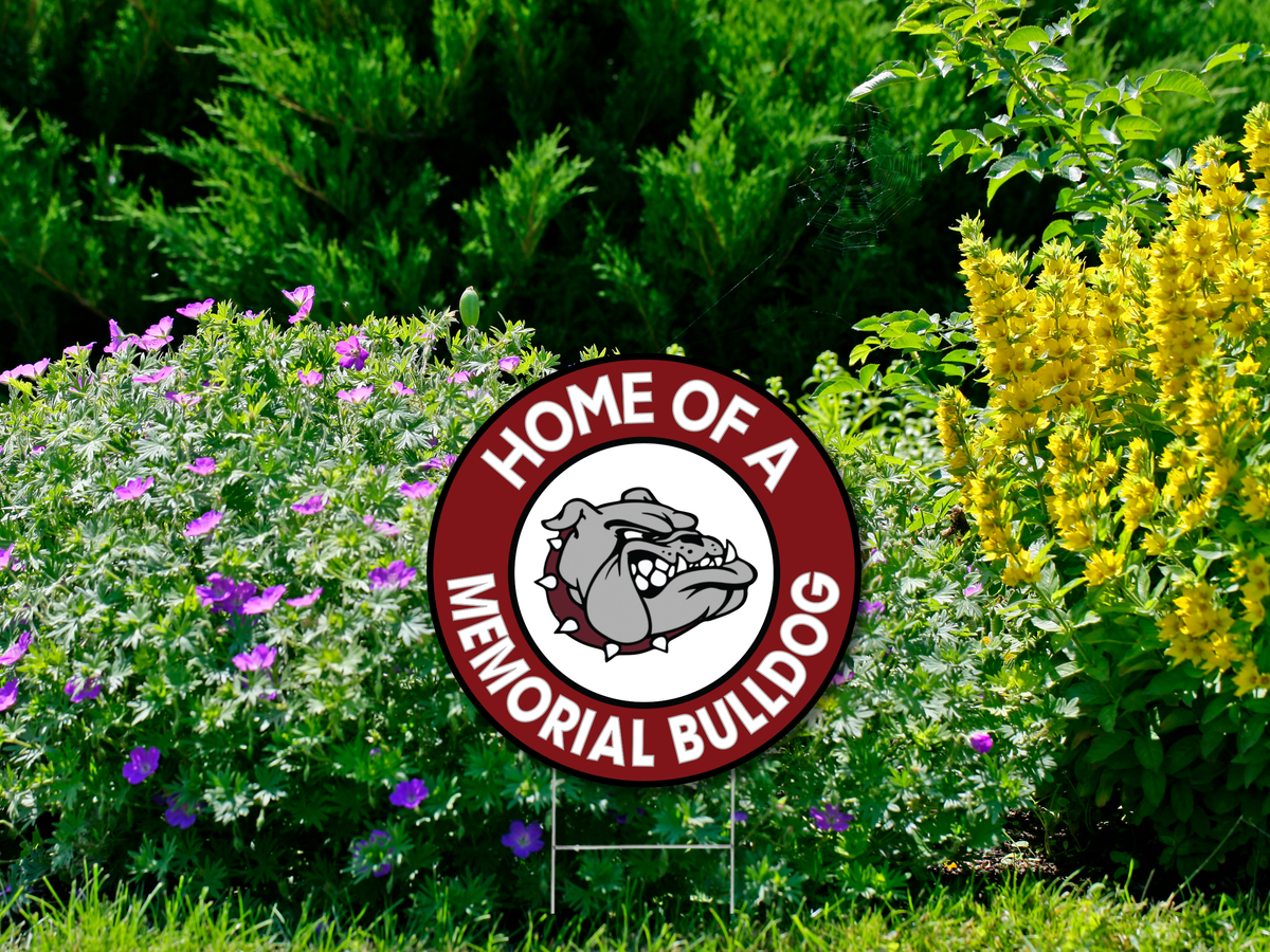 Home of Bulldog Yard Sign Small