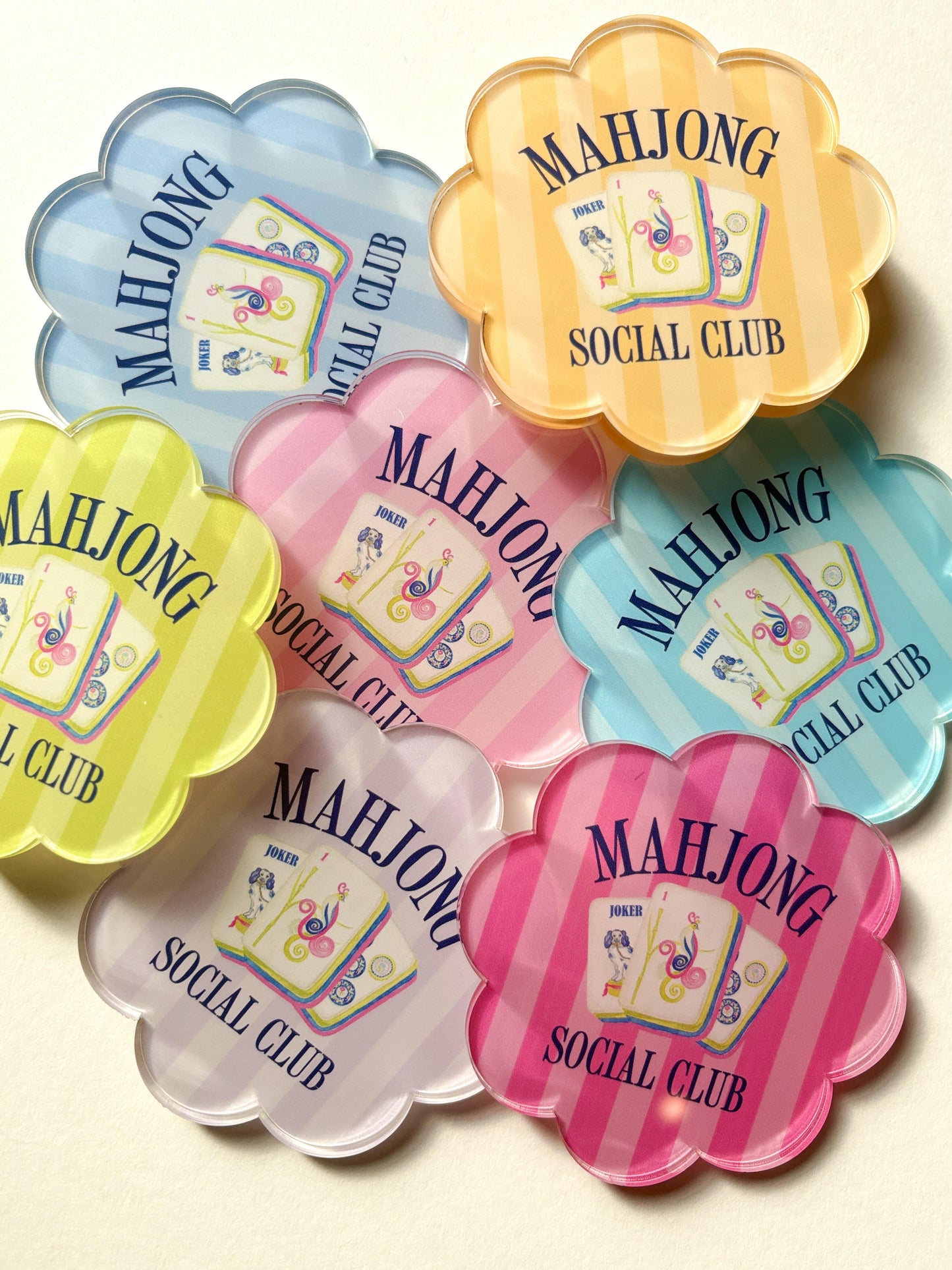 Mahjong Coasters (set of 4)